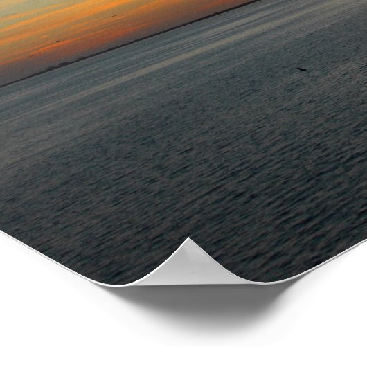 Sonnenuntergang Poster (Ecke)