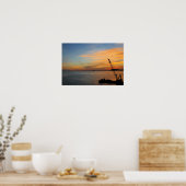 Sonnenuntergang Poster (Küche)