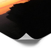 Sonnenuntergang Poster (Ecke)