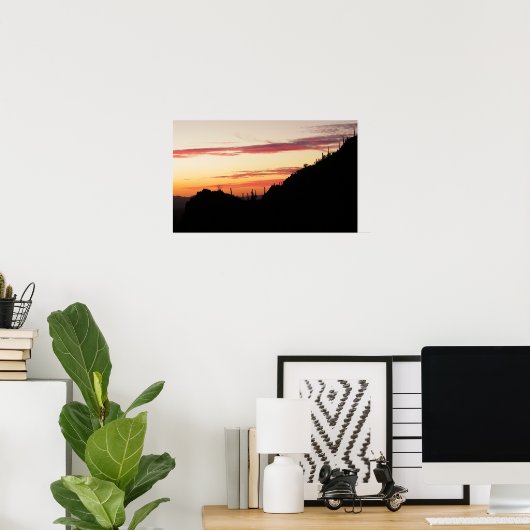 Sonnenuntergang Poster (Heimbüro)