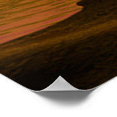 Sonnenuntergang Poster (Ecke)