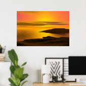 Sonnenuntergang Poster (Heimbüro)