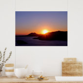 Sonnenuntergang Poster (Küche)