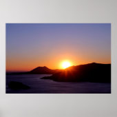 Sonnenuntergang Poster (Vorne)