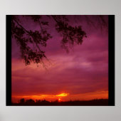 Sonnenuntergang Poster (Vorne)