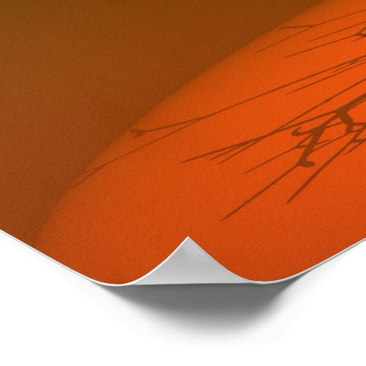 Sonnenuntergang Poster (Ecke)