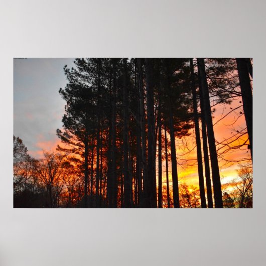 Sonnenuntergang Poster (Vorne)