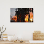 Sonnenuntergang Poster (Küche)