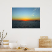 Sonnenuntergang Poster (Küche)