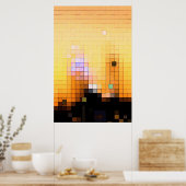 Sonnenuntergang Poster (Küche)
