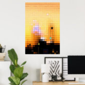 Sonnenuntergang Poster (Heimbüro)
