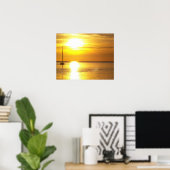 Sonnenuntergang Poster (Heimbüro)