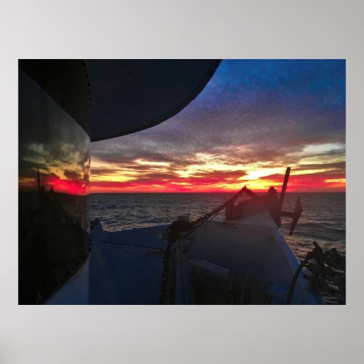 Sonnenuntergang Poster (Vorne)