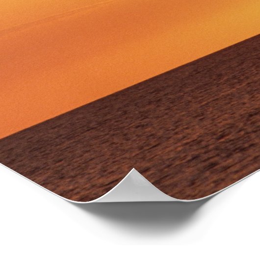 Sonnenuntergang Poster (Ecke)