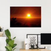 Sonnenuntergang Poster (Heimbüro)