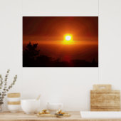 Sonnenuntergang Poster (Küche)