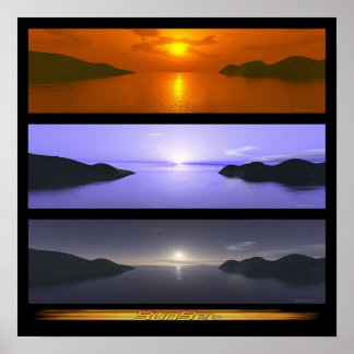Sonnenuntergang Poster
