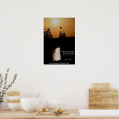 Sonnenuntergang Poster (Küche)