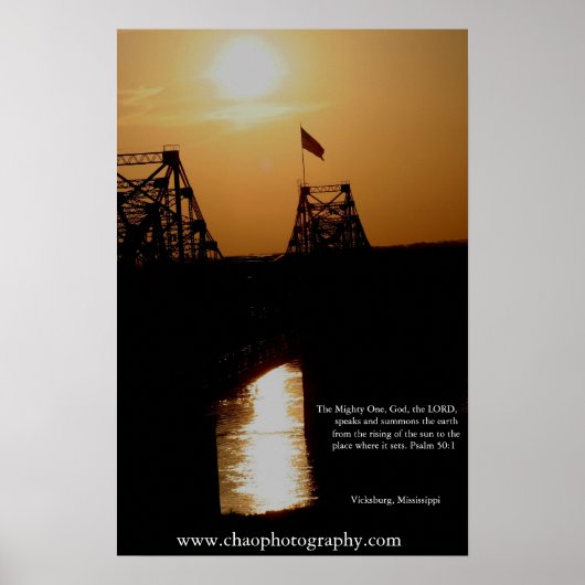 Sonnenuntergang Poster (Vorne)