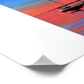 Sonnenuntergang Poster (Ecke)