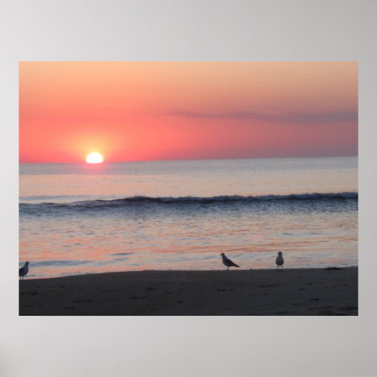 Sonnenuntergang Poster (Vorne)