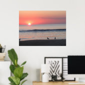Sonnenuntergang Poster (Heimbüro)