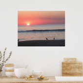 Sonnenuntergang Poster (Küche)