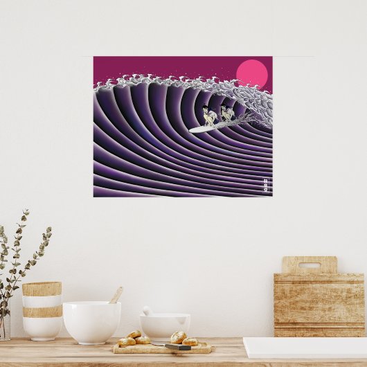 Sonnenuntergang Poster (Küche)