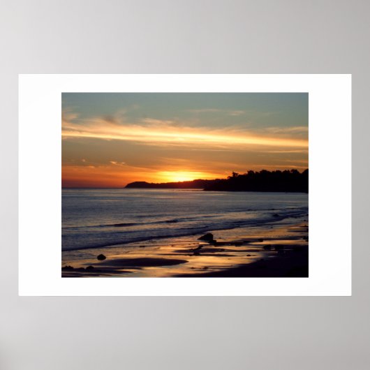 Sonnenuntergang Poster (Vorne)