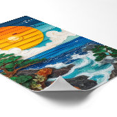 Sonnenuntergang Poster (Ecke)