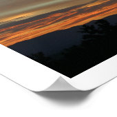 Sonnenuntergang Poster (Ecke)