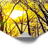 Sonnenuntergang Poster (Ecke)