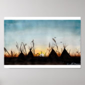 Sonnenuntergang Poster (Vorne)