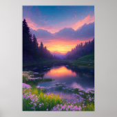 Sonnenuntergang Poster (Vorne)