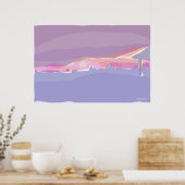 Sonnenuntergang Poster (Küche)