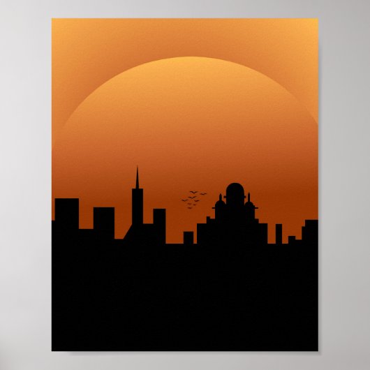 Sonnenuntergang Poster (Vorne)