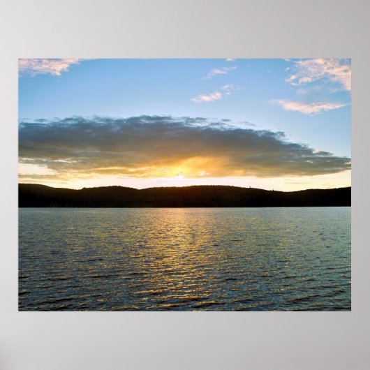 Sonnenuntergang Poster (Vorne)