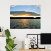 Sonnenuntergang Poster (Heimbüro)