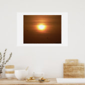 Sonnenuntergang. Poster (Küche)