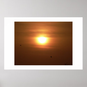 Sonnenuntergang. Poster