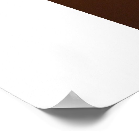 Sonnenuntergang. Poster (Ecke)