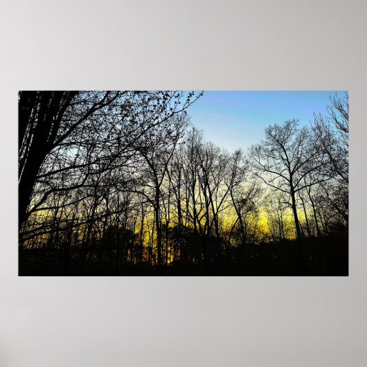 Sonnenuntergang Poster (Vorne)