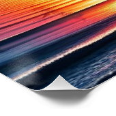 Sonnenuntergang Poster (Ecke)