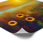 Sonnenuntergang Poster (Ecke)