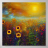 Sonnenuntergang Poster (Vorne)