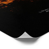 Sonnenuntergang-Poster Poster (Ecke)