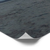 Sonnenuntergang-Poster von Chesapeake Bay Bridge Poster (Ecke)