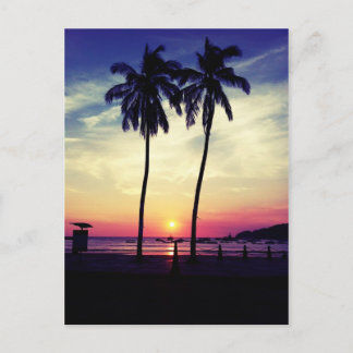 Sonnenuntergang Postkarte