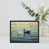 Sonnenuntergang Postkarte (Stehend Vorderseite)