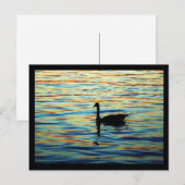 Sonnenuntergang Postkarte (Vorne/Hinten)
